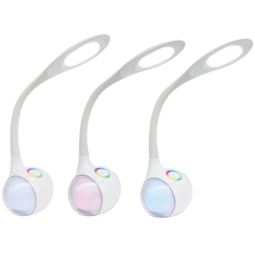 LED Desk Lamp with 3 Level Touch Dimmer (TL821 WHITE)