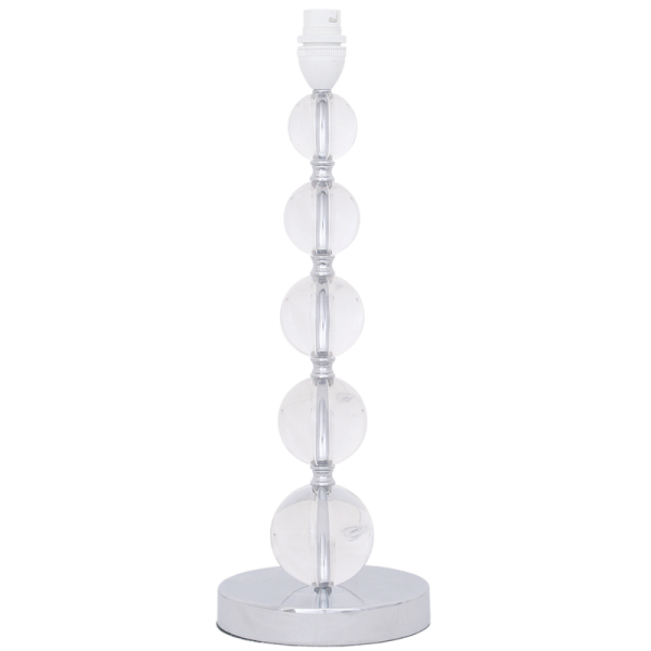 Polished Chrome and Clear Acrylic Table Lamp (BTL031 CHROME)