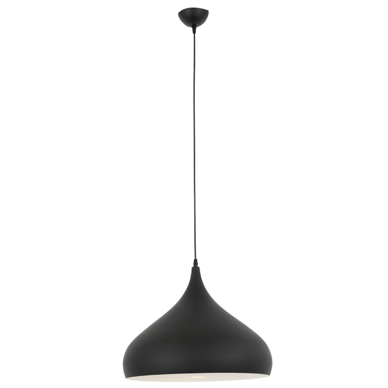 Matt Black Aluminium Pendant (PEN273/1 MATT BLACK)