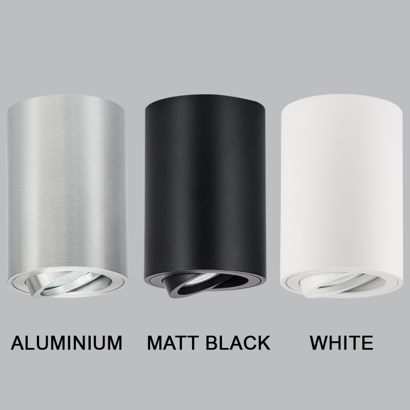 Aluminium, Matt Black or White (DL050)