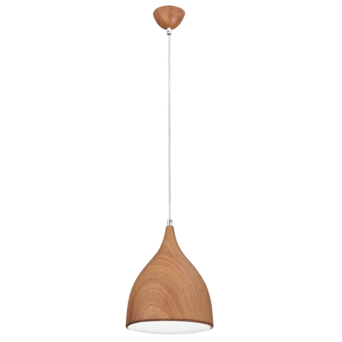 Metal Pendant with Wood Grain Finish (PEN388 WOOD)