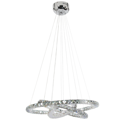 Stainless Steel LED Pendant with Crystals (PEN487 LED)
