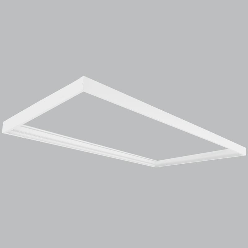 White Aluminium Frame to Convert a 600mm x 1200mm Panel to be Flush Mounted against a Ceiling (DL517 FRAME)