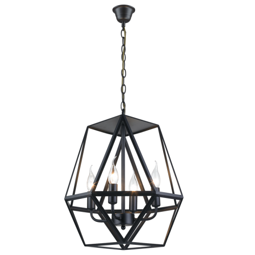 Metal Pendant (PEN528/4 BLACK)