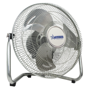 12” Floor Fan (FAN010 CHROME)