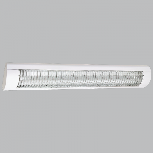 LED, Flush Mount, Slim Line Fitting with Grid (FTL023 WHITE)