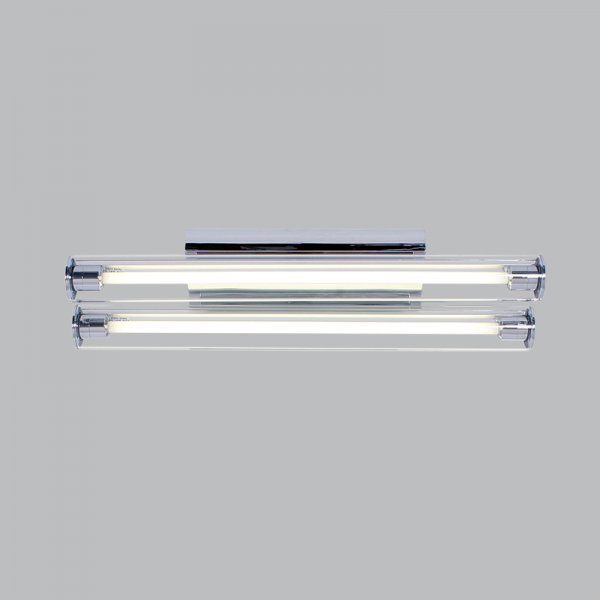 Silver Plastic with Glass Cover (FTL622 CHROME)