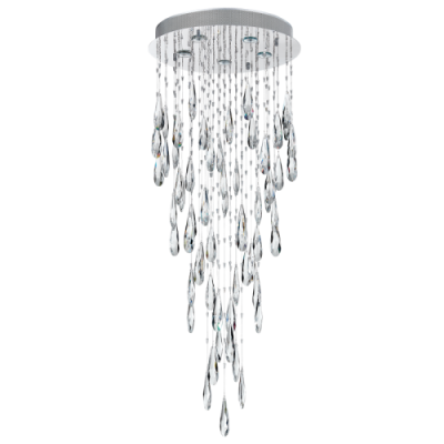 Stainless Steel and Crystal Pendant (PEN628/5 CRYSTAL)