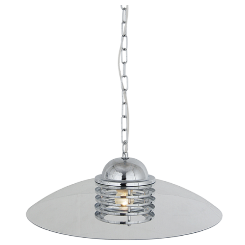 Polished Chrome with Smoky Glass (PEN6700/1 SILVER)
