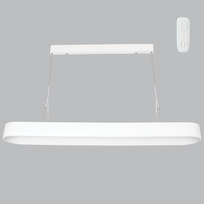 LED, Metal and Plastic Pendant with Remote Control (PEN688 WHITE)