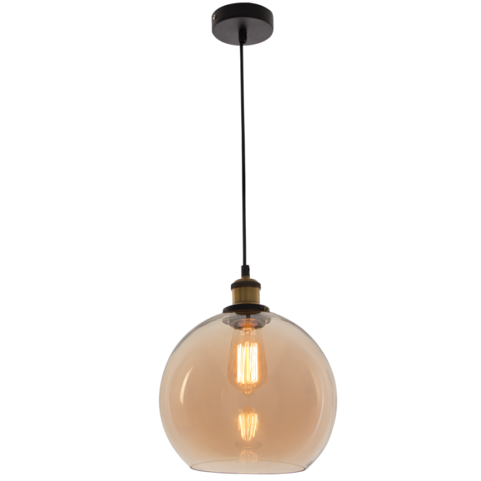 1 x 60W ( 11W ) E27 ( Excluded ) (PEN695 AMBER)