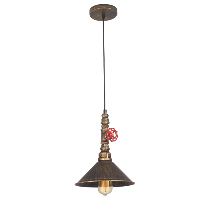 Aluminium Pendant (PEN725/1 BLACK GOLD)