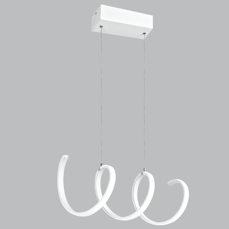White Aluminium and Plastic LED Pendant (PEN730 LED)