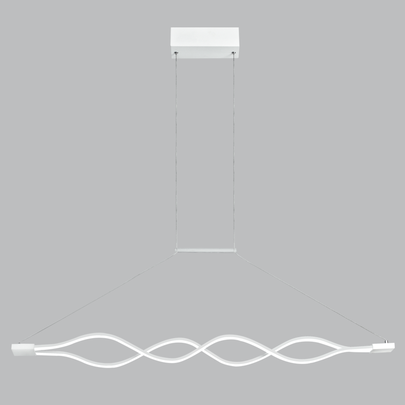 White Aluminium and Plastic LED Pendant (PEN732 LED)