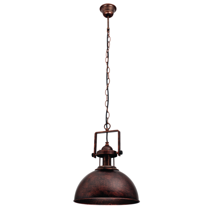 Metal Pendant (PEN743/1 BLACK RUST)