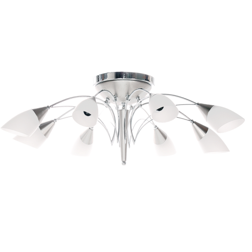 Satin Chrome Flush Mount Pendant (PEN9042/8 SATIN)