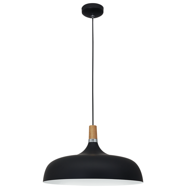 Metal Pendant with Wood (PEN912)