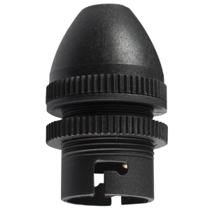 BC Black Plastic Lampholder with Ring (PART107)