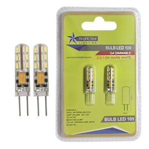 1.5W G4 Warm White LED Bulb (BULB LED 109)