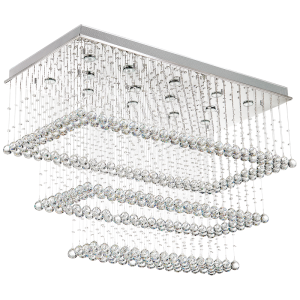 Stainless Steel and Crystal Ceiling Fitting (CF311 CRYSTAL)