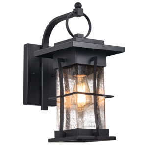 Iron and Clear Speckled Glass (L351 BLACK)
