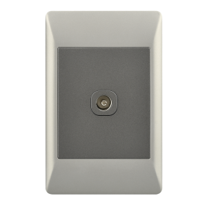 TV Socket – 2 X 4 (ESW082 DUO)