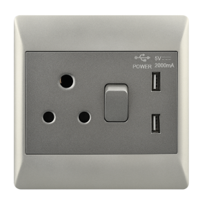 16 AMP Plug + 2 USB 5V – 4 X 4 (EPL353 DUO)