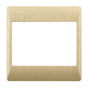 Brushed Gold Cover (COMPONENT) – 4 x 4 (ECP619 BRUSHED GOLD)