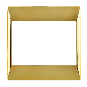 Polished Gold Cover (COMPONENT) – 4 x 4 (ECP617 POLISHED GOLD)