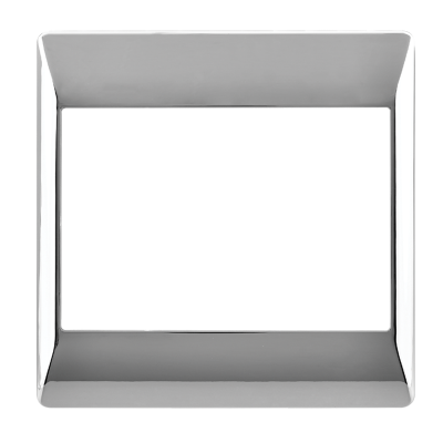 Polished Silver Cover (COMPONENT) – 4 x 4 (ECP616 POLISHED SILVER)