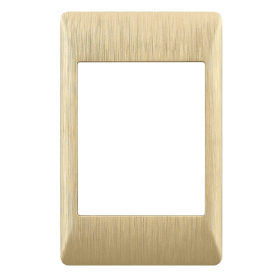 Brushed Gold Cover (COMPONENT) – 2 x 4 (ECP613 BRUSHED GOLD)