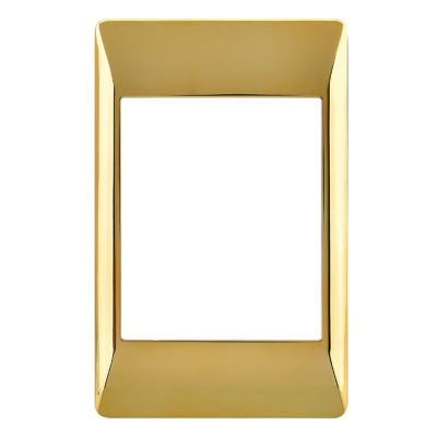 Polished Gold Cover (COMPONENT) – 2 x 4 (ECP611 POLISHED GOLD)