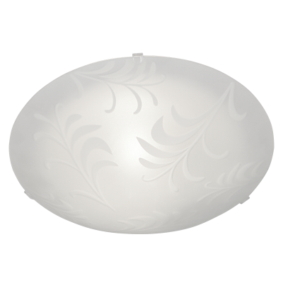 Metal and Patterned Frosted Glass with Clear Plastic Clips (CF188 TYPE B)