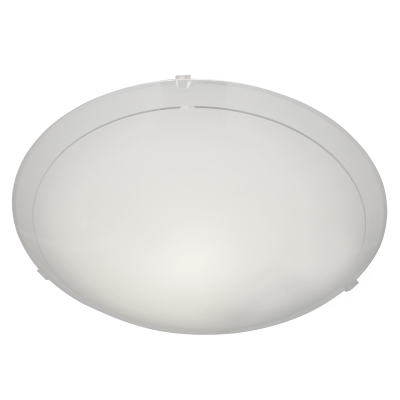 Metal and Frosted Glass with Clear Plastic Clips (CF187 TYPE A)
