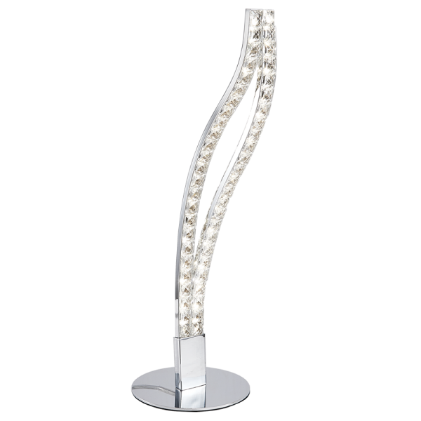 Stainless Steel and Crystal LED Table Lamp (TL200 CHROME)