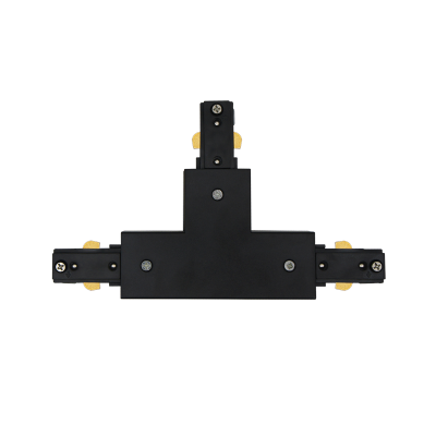 Black T Type Joiner for 3 Wire Track (S556 TYPE T BLACK)