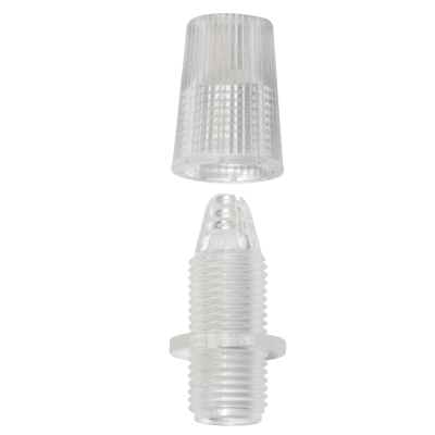 Clear Female Cordgrip with Threaded Rod (PART039)