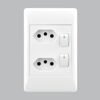 2 New RSA Sockets with 2 Switches – 2 X 4 (EPL333 WHITE)