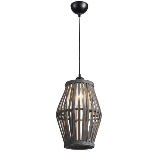 Metal and Rattan Pendant (PEN219 RATTAN)