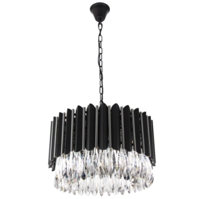 Metal and Crystal Pendant (PEN562 CHROME)