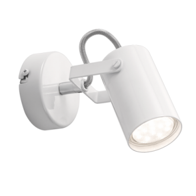 1 x 50W GU10 ( Not Included ) (S406/1 WHITE)
