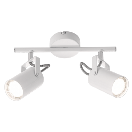 2 x 50W GU10 ( Not Included ) (S406/2 WHITE)