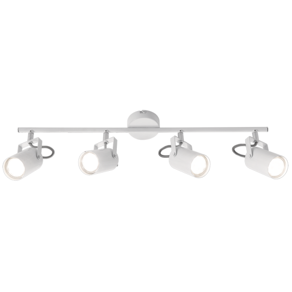 4 x 50W GU10 ( Not Included ) (S406/4 WHITE)