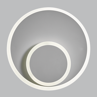 Metal and Acrylic LED Fitting with Moveable Centre Ring (WB022 LED)