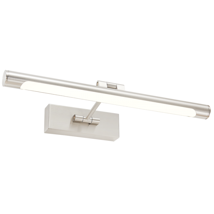 LED, 201 Stainless Steel Bathroom Mirror Light or Picture Light with PC Diffuser (WB273 SATIN)