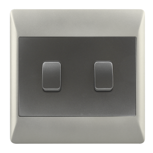 2 Lever 1 Way Switch – 4 X 4 (ESW076 DUO)