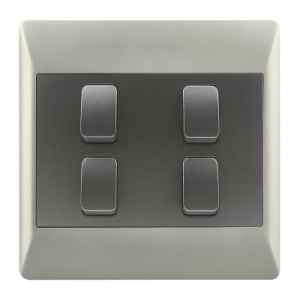 4 Lever 1 Way Switch – 4 X 4 (ESW078 DUO)