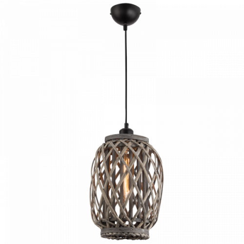 Metal and Rattan Pendant (PEN641 RATTAN)