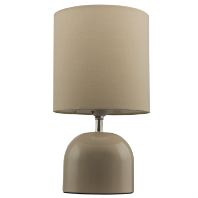 Metal Table Lamp with Fabric Shade (TL202 BEIGE)