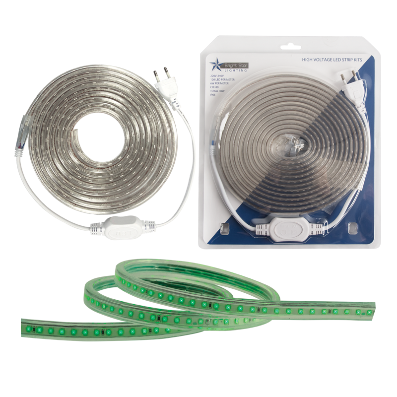 5M Green LED Blister Pack Strip Light, IP65 (HVS403 – GREEN)